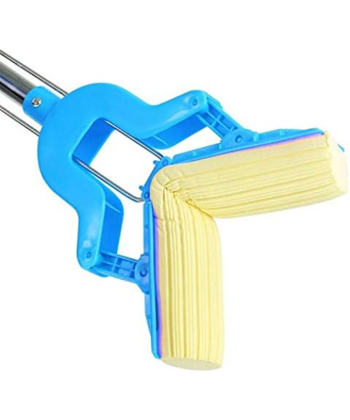 Pressure mop wiper with handle - Blue