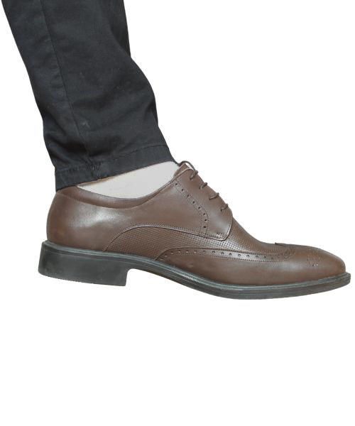 Classic Shoes  Faux Leather Solid With Lace Up  For Men - Brown