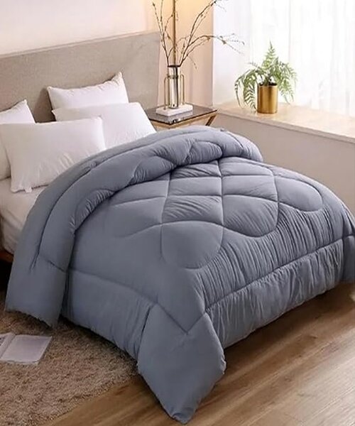 Line Sleep Fiber Winter Quilt 180 x 220 cm - Grey