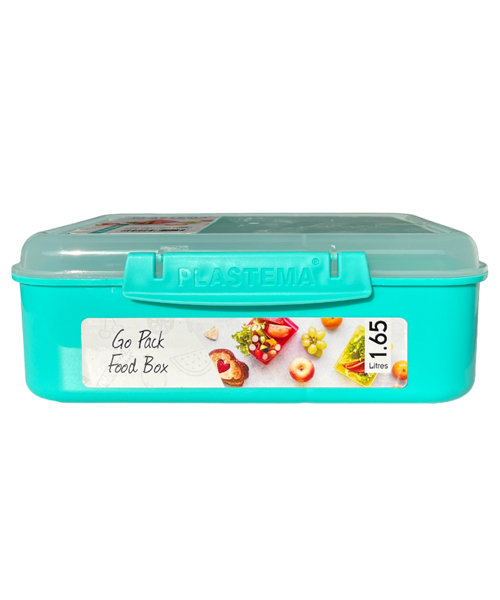 Plastema Go Pack Food Box 1.65L - Mint Green