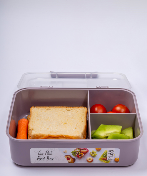 Plastema Go Pack Food Box 1.65L - Grey