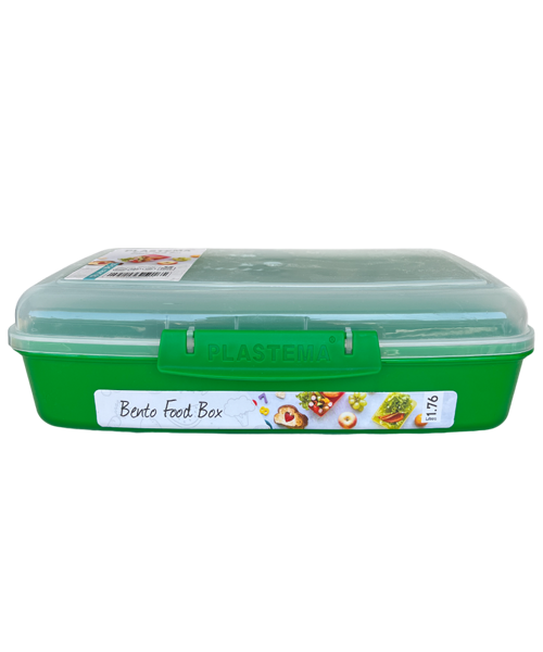  Plastema Bento Foodbox 1.76L - Green