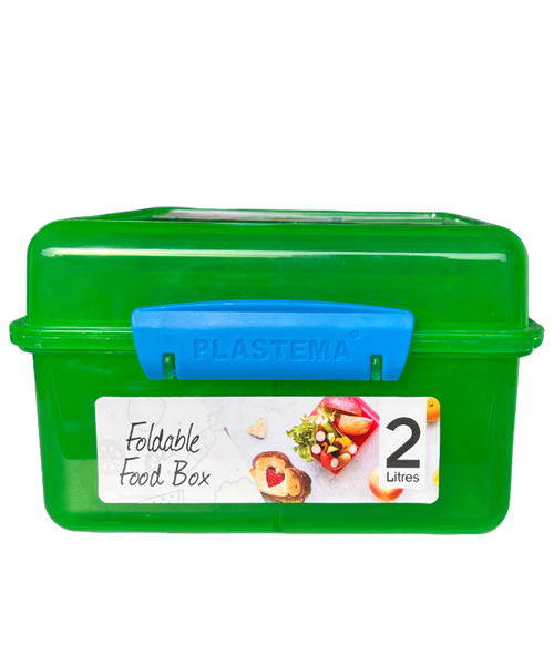 Plastema Foldable Foodbox 2L - Green
