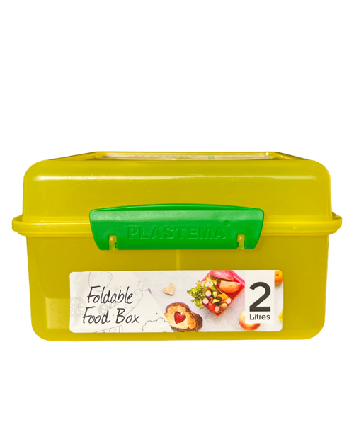 Plastema Foldable Foodbox 2L - yellow