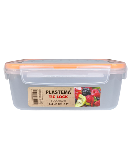Plastema Tic Lock Box 1.4L premium - Orange
