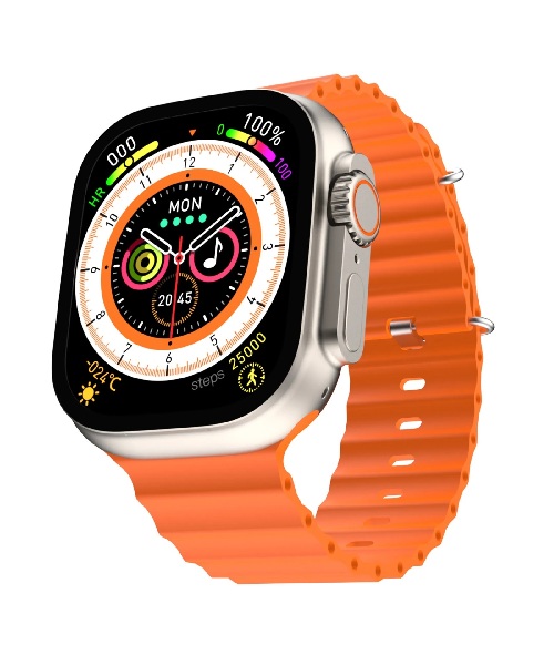ساعة ذكية GS8 ULTRA MAX - برتقالي