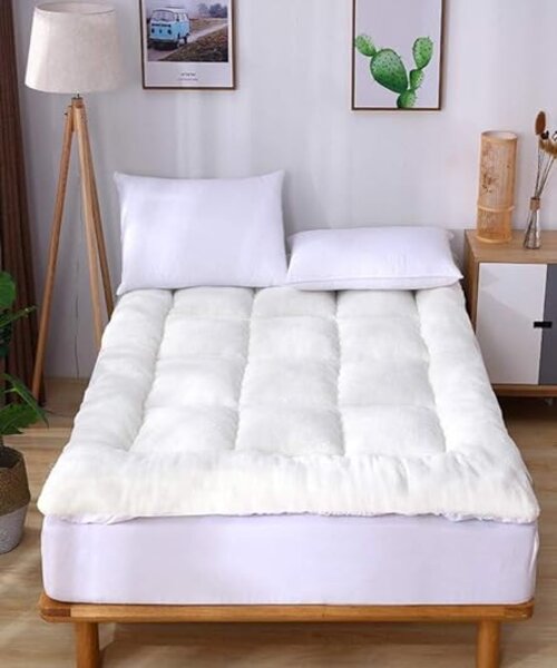 Line Sleep comfort mattress  90 ×195 ×7 cm - white