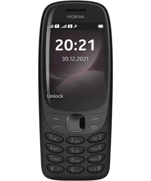 Phone 6310 dual SIM with 8 MB RAM and 16 MB internal memory and supports 2G technology, black