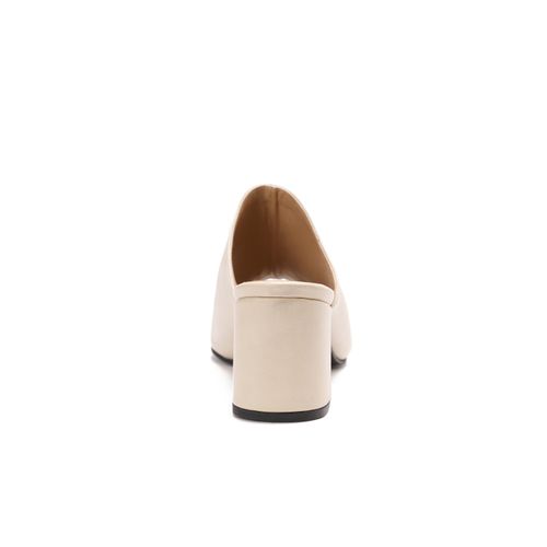 Xo Style Heels Slides Slipper For Women - Beige