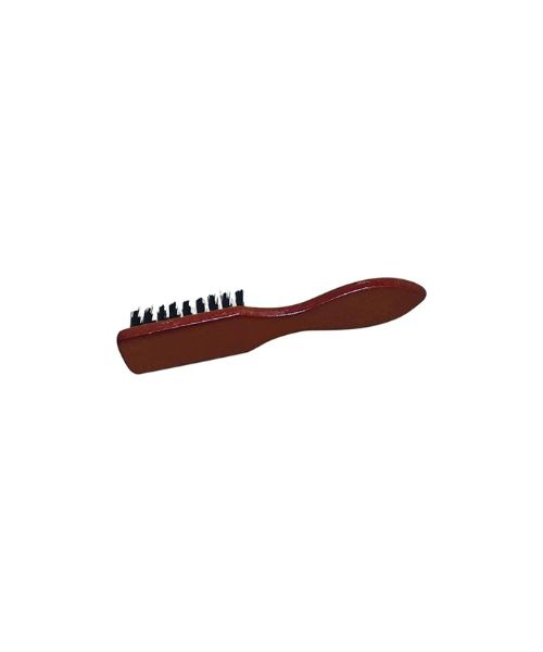 Beard styling brush can be carried in the pocket - Brown