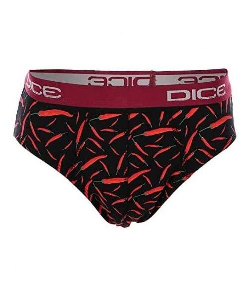 Dice printed Briefs For Men 2 pieces - Multicolor