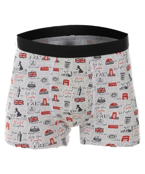 Dice Cotton Printed Boxers For Men 2 Pieces - Multi Color