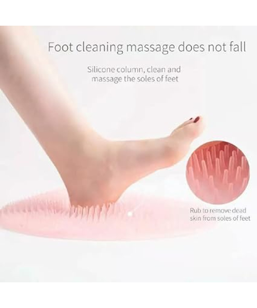 Multi-colored silicone foot bath loofah
