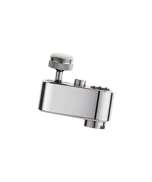 1080 degree rotating faucet head with buttons to change water direction up and down - metal faucet aerator