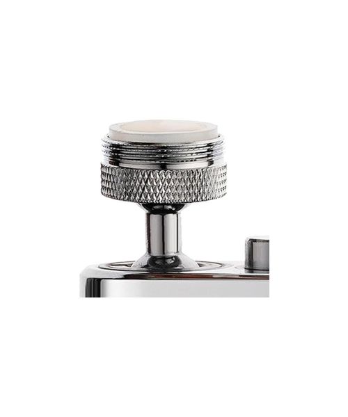 1080 degree rotating faucet head with buttons to change water direction up and down - metal faucet aerator