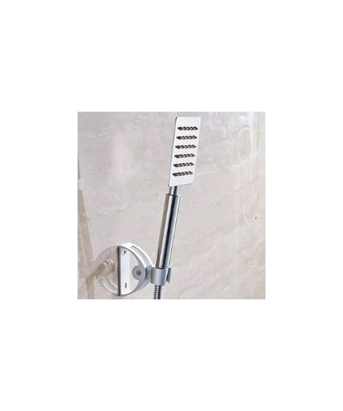 Shower Head Holder Aluminum Adjustable Wall Mounted Shower Holder Bracket for Handheld Bidet Sprayer