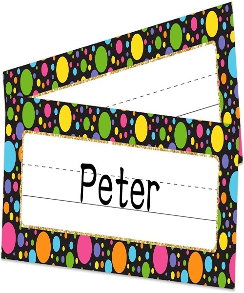 Name tag to write your name on - 36 pieces