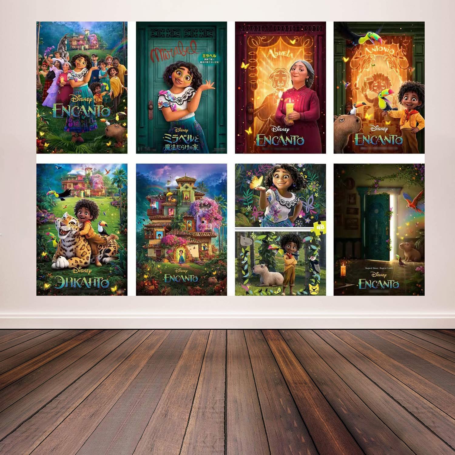 Artistic posters for the movie Encanto 42x29 cm - 8 pieces