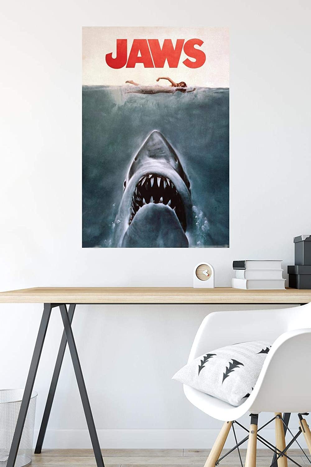 Big poster for the movie jaws - 90x60 CM
