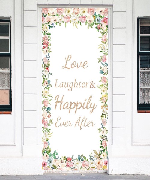 A cheerful sign poster - 185x90 CM