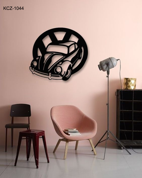 Metal Wall Art Decorative Hanging Volkswagen beetle