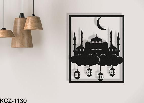 Metal Wall Art Decorative Islamic Lined Art 10