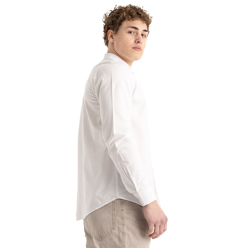 Clever Cotton Shirt For Men - White 