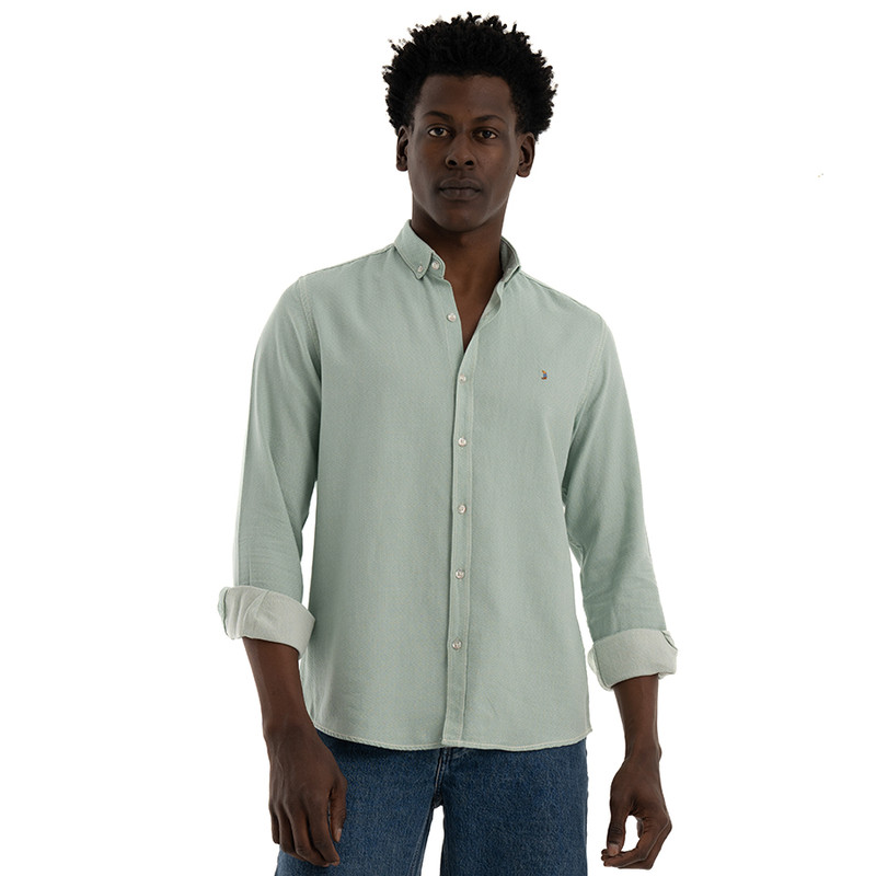 Clever Cotton Shirt For Men - Mocha 