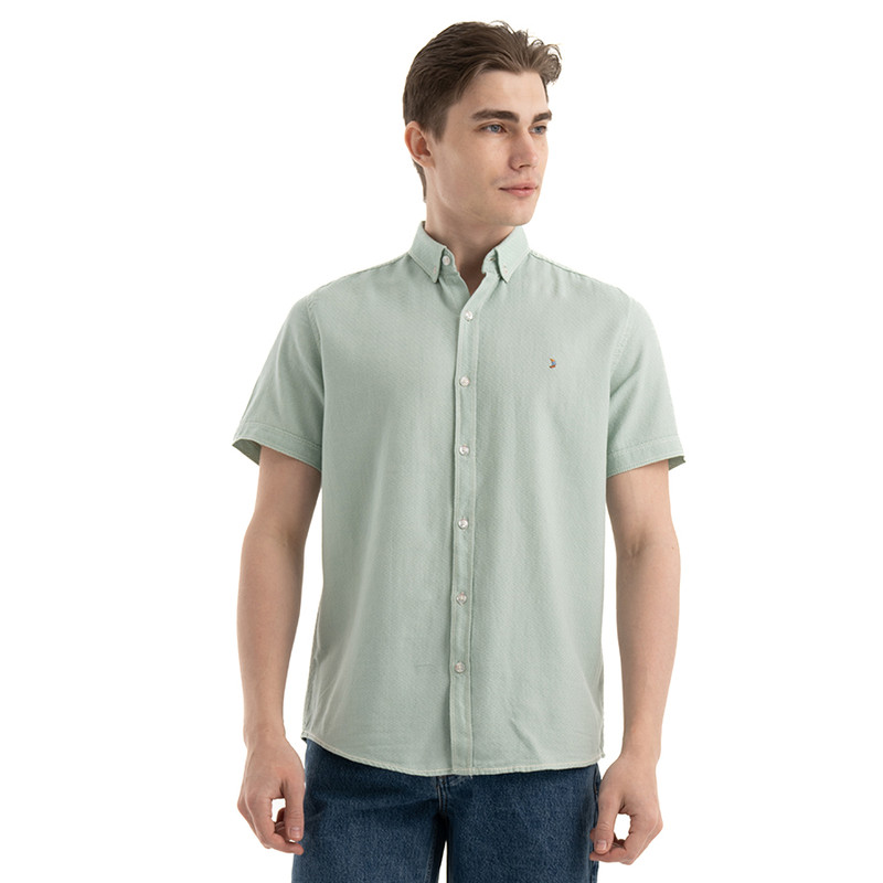 Clever Cotton Shirt For Men - Mocha 