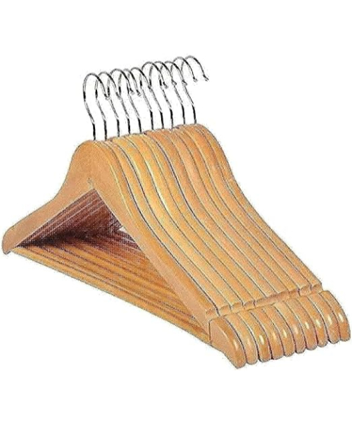 Wooden Clothes Hanger - 10 pieces