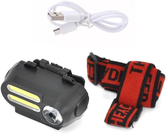 Headlamp flashlight - black