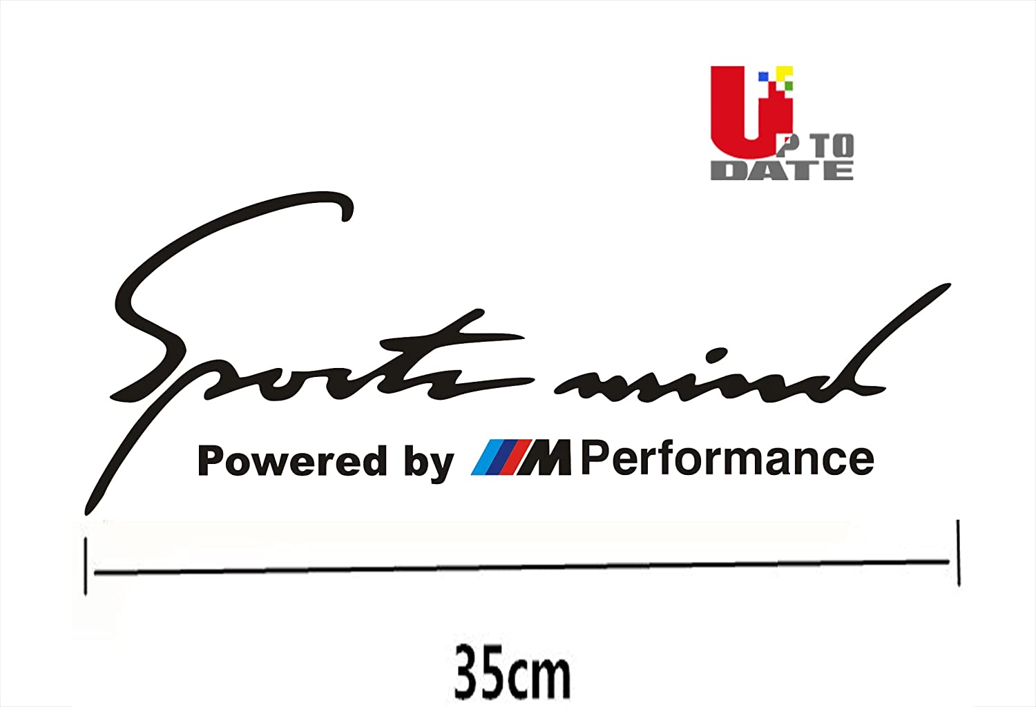 ”Adhesive sticker designed with the phrase “Sport Mind - Multi Color