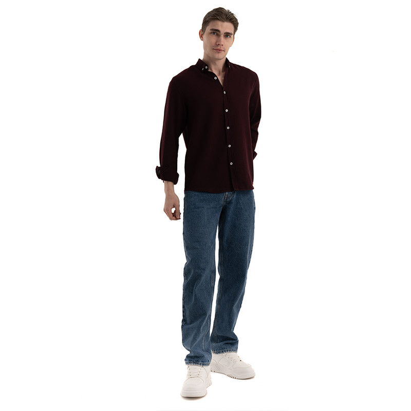 Clever Cotton Shirt For Men - Byzantine