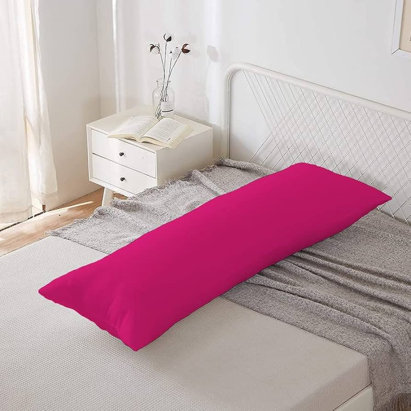 Cotton Pillowcase Cover 90 Cm - Fuschia