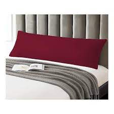 Cotton Pillowcase Cover 90 Cm - Dark Red