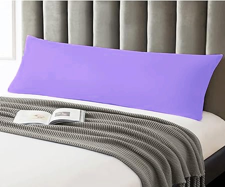 Cotton Pillowcase Cover 90 Cm - Light Purple