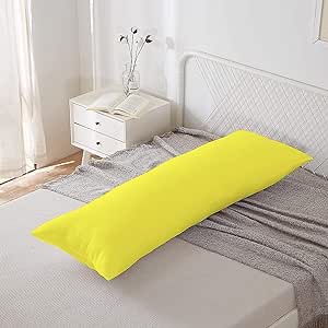 Cotton Pillowcase Cover 90 Cm - Yellow