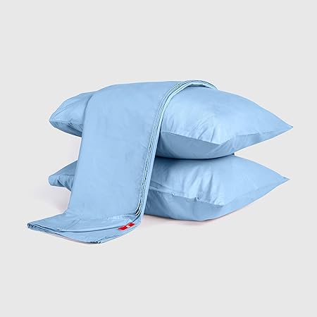 Cotton Pillowcase Cover 100 Cm - Sky Blue