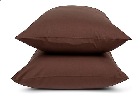 Cotton Pillowcase Cover 50 × 70 Cm - Brown