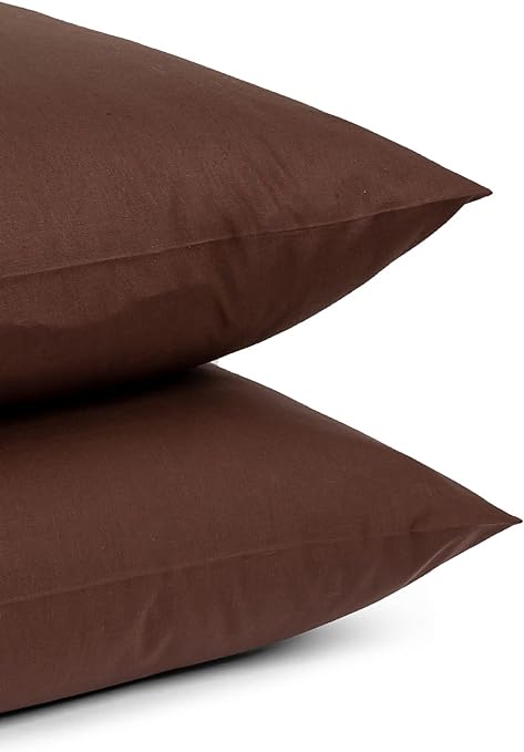 Cotton Pillowcase Cover 50 × 70 Cm - Brown