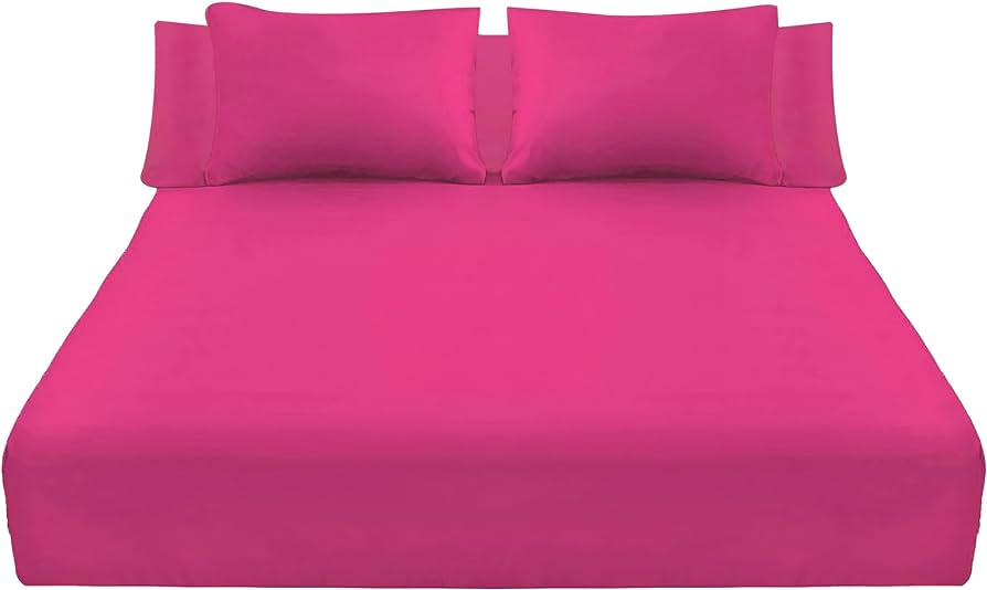 Cotton Pillowcase Cover 50 × 70 Cm - Fuschia