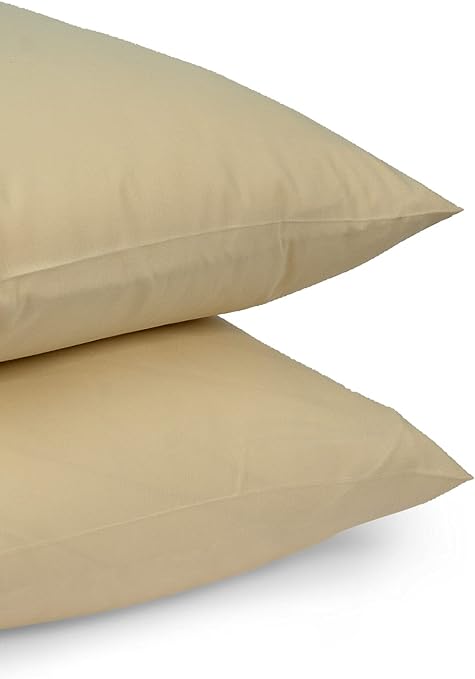 Cotton Pillowcase Cover 50 × 70 Cm - Café