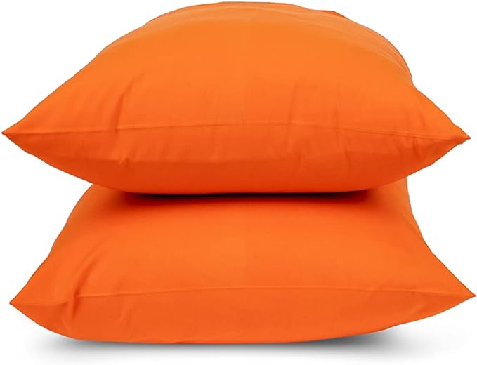 Cotton Pillowcase Cover 50 × 70 Cm - Orange