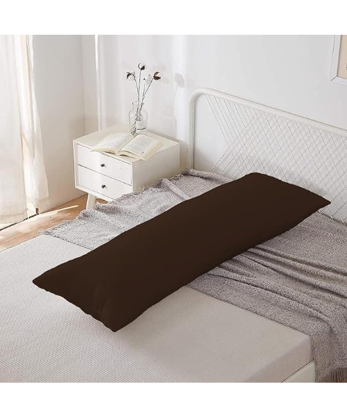 Cotton Pillowcase Cover 90 Cm - Brown