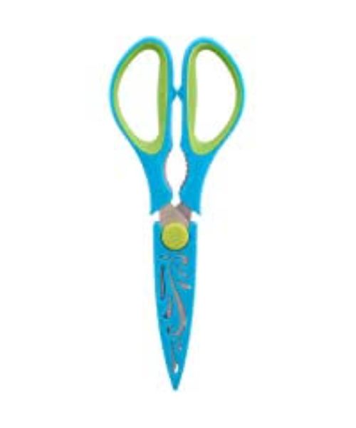 Al Samar Kitchen Scissors Kitchen Scissors With Pouch Mixed - Multicolor
