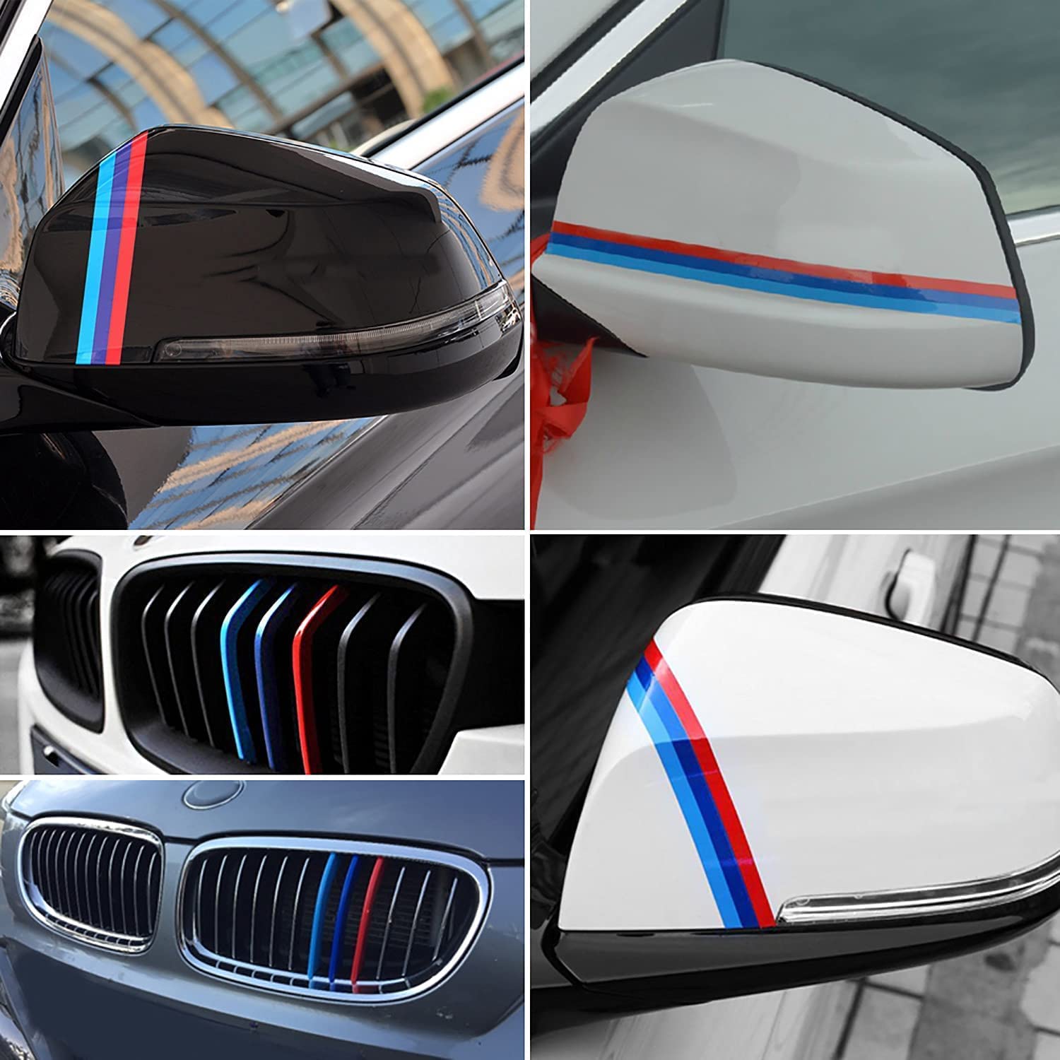 Adhesive sticker for the car mirror - Multi Color