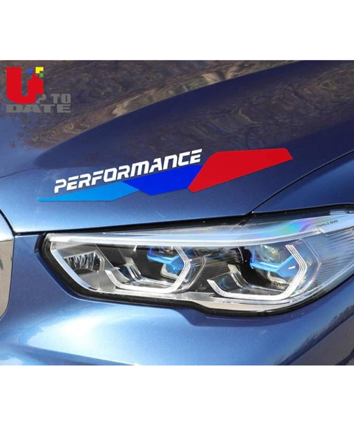 Exterior car sticker with the phrase Performance - Multi Color