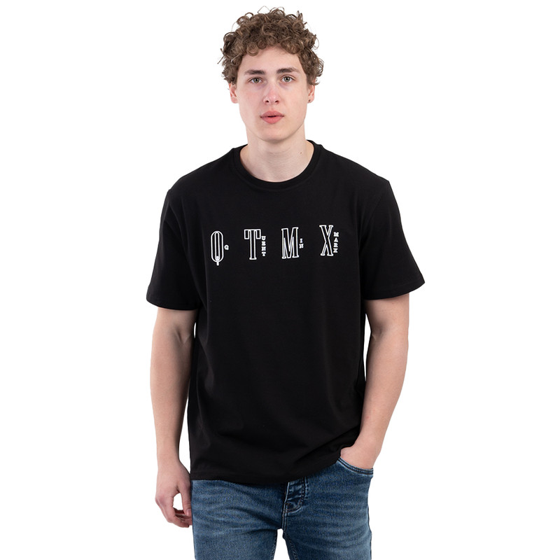 CLEVER Cotton T-Shirt Oversize For Men - Black