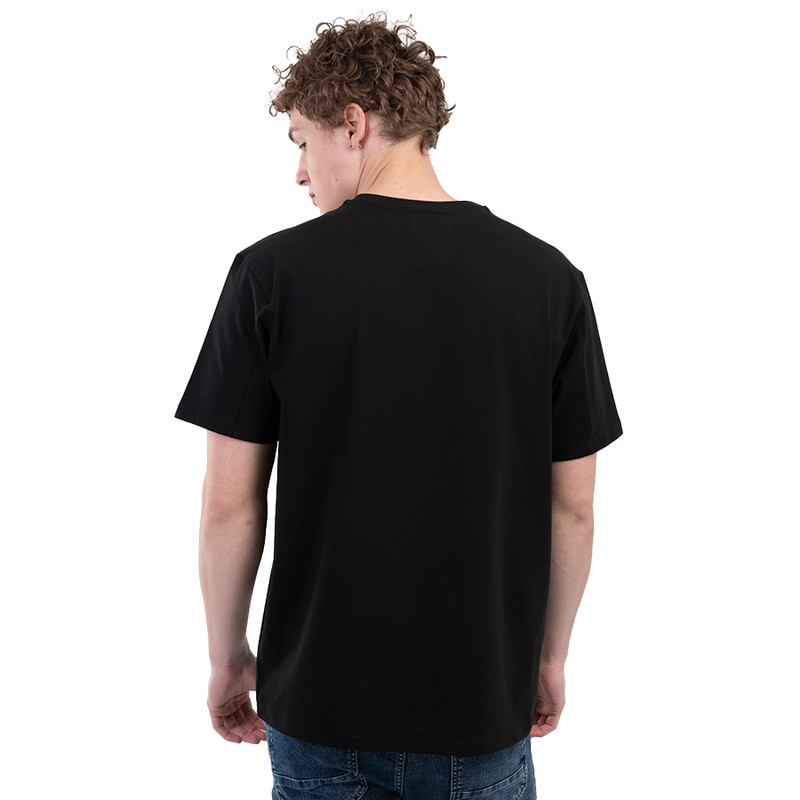 CLEVER Cotton T-Shirt Oversize For Men - Black