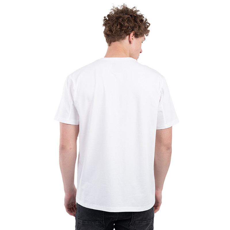 CLEVER Cotton T-Shirt Short Sleeve For Men - White